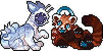 A pixel of slug and rwn together by guccipet